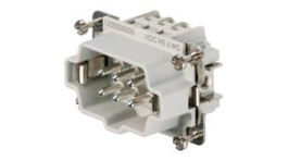 1200000000, Plug Insert, Size 3, 6 Poles, Screw, 500V, 24A, Weidmuller