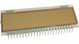 DE 133-RS-30/6,35/12В° (5 Volt), 7-segment LCD 9.0 mm 1 x 8, Display Elektronik
