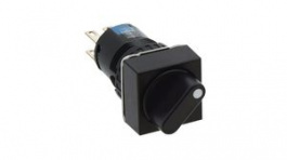 AS6Q-2Y1P, Rotary Switch 1-Pole 2-Pos 90° Panel Mount, IDEC