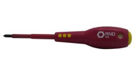 RND 550-00387, Phillips VDE Screwdriver PH1 x 80mm, RND Lab