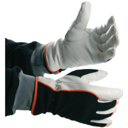 52561-9, Fleece-lined Mounting Gloves Размер=9 черно-белый Пара, Bjornklader
