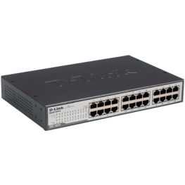 DGS-1024D/E, Switch 24x 10/100/1000 - Desktop 19^, D-Link