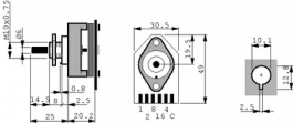 CBS1-1X12B, Rotary SwitchP12Pos, Elektro Bau Elemente (EBE Group)