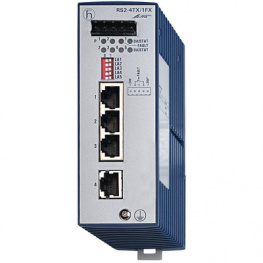 RS2-4TX EEC, Industrial Ethernet Switch 4x 10/100 RJ45, Hirschmann