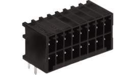 713-1431, Pluggable Terminal Block 0.8 x 0.8 mm angled pins 3.5 mm, 22 Poles, Wago
