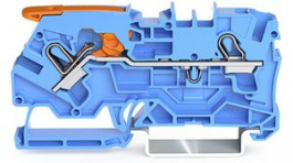 2104-1204, Terminal block, Push-In, 2 Poles, 1.5 ... 4mm², Wago
