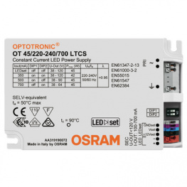 OT 45/220-240/700 LTCS, LED power supply 38 V ...120 V, Osram