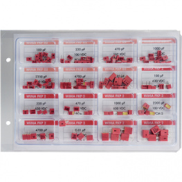 SAMPLESKIT02, Foil capacitor assortment, MKS, Wima