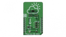 MIKROE-3290, Click board; цифровой термометр; I2C; MCP9808; mikroBUS вилка, MikroElektronika