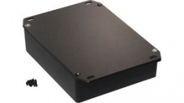 1590XXFLBK, Die Cast Enclosure Flanged Lid, 121 x 145 x 35 mm, Black, IP54, 1590, Hammond