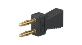 63.9352-21, Соединительный мост; "банан" 2мм; 10А; черный; позолота; 30,4мм, Staubli (former Multi-Contact )