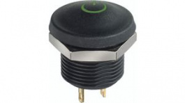 IXR3S02GRXN9, Illuminated Pushbutton Switch, 100 mA, 28 VDC, APEM