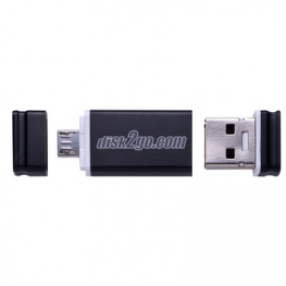 30006541, USB Stick link 16 GB черный, Disk2go