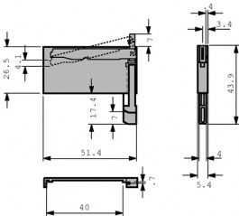D7E50-8316-03, CF card ejector, 3M