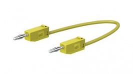 28.0115-06024, Измерительный провод; 60ВDC; 30ВAC; 10А; Дл: 0,6м; желтый, Staubli (former Multi-Contact )