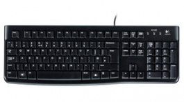 920-002528, Keyboard For Business, K120, PAN Nordic, QWERTY, USB, Cable, Logitech