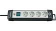 1951540100 Outlet Strip 4 Schuko Type F Light Grey CEE 7/4