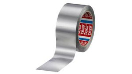 60650-00001-00, Aluminium Tape without Liner, 38mm x 50m, Silver, Tesa