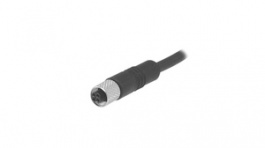 ESG 05SP0200, Соединительный кабель; M5; PIN:3; прямой; 2м; вилка, BAUMER