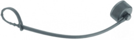 08 1077 000 000, Protection cap for cable plug, Binder
