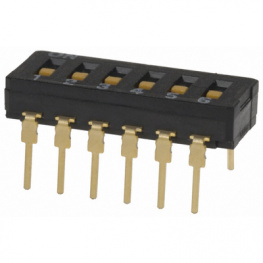 A6D-6100, DIL switch THD 6P, Omron