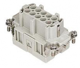 CMSEF 03, CMSE, 3 poles + earth, female insert, with female contacts, silver plated, ILME