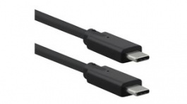 11.02.9070, Cable USB-C Plug - USB-C Plug 500mm USB 3.2 Black, Roline