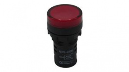 RND 210-00040B, Panel Indicator, Red, 22mm, 24V, Screw, RND Components