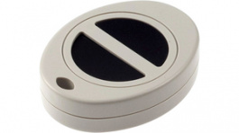 RND 455-00106, Key fob enclosure 55 x 43 x 13.4 mm grey ABS, RND Components