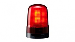 SF10-M1KTB-R, Signal Beacon, Red, Pole Mount/Wall Mount, 24V, 88dB, IP66, PATLITE