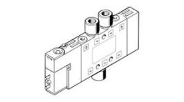 CPE10-M1BH-5L-M5, Solenoid Valve, 8bar, 24VDC, 5/2, M5, Festo