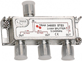 349803, Splitter 5...2400 MHz <11.2 dB, Triax