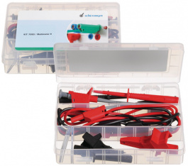 KIT 7093 / MULTIMETER II, Safety Test Lead Set diam. 4 mm, Schutzinger