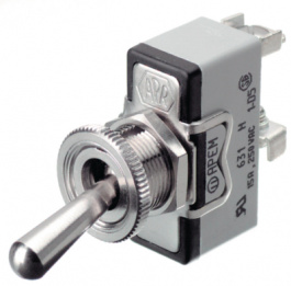 631H, Переключатель: тумблер; 2; SPST; ON-OFF; 15A/250ВAC; -20?55°C, APEM