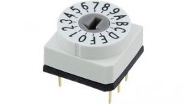 428527320916, Rotary DIP Switch Arrow-Shaped Slot 16-Pos 2.54mm Through Hole, WURTH Elektronik