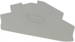 3210404, End plate, grey, Phoenix Contact