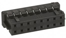 DF11-16DS-2C, Вилка; провод-плата; "мама"; DF11; 2мм; PIN:16; без контактов, Hirose