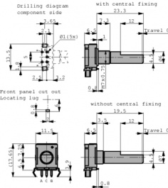 E27-0-11151AL011, Rotary Encoder 30Pos, ELMA