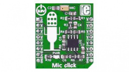 MIKROE-2563, Mic Click Microphone Module 3.3V, MikroElektronika