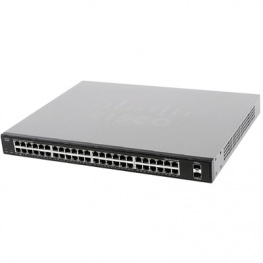 SLM2048PT-EU, SwitchSG200-50P 50x 10/100/1000 (24x PoE) 2x SFP 19", Cisco Systems