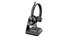 215202-05, Headset, Savi 7300, Mono, On-Ear, 20kHz, Wireless/DECT, Black, Poly