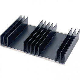 KS135.1/19, Heat sink 92 mm 1.2 K/W @ 50 W black anodised, Austerlitz