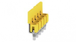 1057860000 [10 шт], Cross Connector, 41A, 6.1mm Pitch, Yellow, Weidmuller