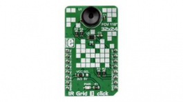 MIKROE-3217, IR Grid 3 Click Thermal Imaging Development Board 5V, MikroElektronika