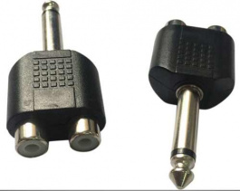 RND 205-00590, Mono Audio Adapter, 6.3 mm/RCA, RND Connect
