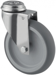 7670PJO100P30, Steering castor 100 mm, Tente