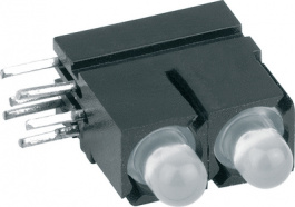 2814.2832, PCB LED 3 mm round Red/Green - Red/Green standard, Mentor