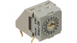 NDFR16H, Переключатель: кодирующий переключатель; Пол: 16; 0,1A/50ВDC, NKK Switches (NIKKAI, Nihon)