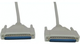 RND 765-00044, D-Sub Cable 37-Pin Male-Male 1 m Grey, RND Connect