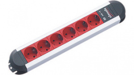 331.040, Outlet strip, 6xF (CEE 7/3), 1.75 m, F (CEE 7/4), Bachmann